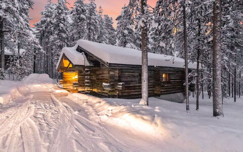 Äkästupa: Neve, Inverno, Ramo, Legna, Villetta, Casa, Congelamento, Tetto, Log Cabin, Ramoscello