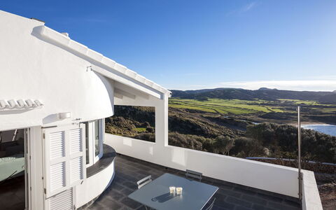 Sa Blanca: Shade, Appartamento, Balcone, Landscaping, Cortile, Mobili Da Esterno, Villa