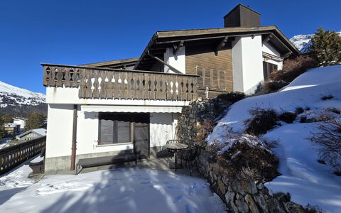 Tgiesa Alva: Casa, Tetto, Casa, Villetta, Neve, Catena Montuosa, Congelamento, Inverno, Pendenza, Hill Station