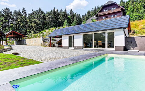 Zadov: Tetto, Casa, Casa, Villetta, Piscina, Pendenza, Agriturismo, Estate, Landscaping, Cortile