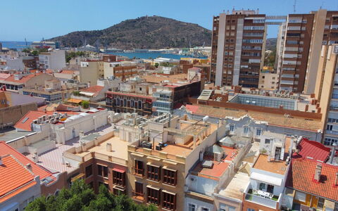 Ático B - Cartagena Centro Histórico: Giorno, Zona Urbana, Costruzione, Città, Zona Residenziale, Cittadina, Area Metropolitana, Quartiere, Tetto, Appartamento