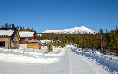 Fjällhemmet: Legna, Villetta, Casa, Casa, Tetto, Raccordo, Inverno, Neve, Congelamento, Pendenza
