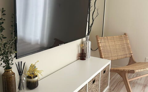 Tarabucetta: Mobilia, Interior Design, Pavimentazione, Pavimento, Soggiorno, Televisione, Scaffalature, Camera, Set Televisivo, Divano