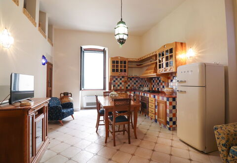 Cariddi Dimora Otranto: Interior Design, Pavimentazione, Mobilia, Pavimento, Soffitto, Cucina, Camera, Controsoffitto, Cabinetry, Appartamento