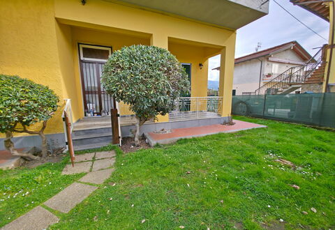 Casa Serena: Arbusto, Giardino, Prato, Cortile, Backyard, Landscaping, Shade, Hedge, Cortile, Passerella