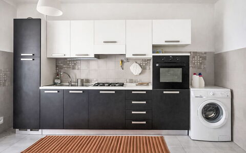 Etrusco Apartment: Elettrodomestico Da Cucina, Apparecchio Major, Cucina, Cabinetry, Elettrodomestico, Cucina Stufa, Credenza, Controsoffitto, Cassetto, Stufa
