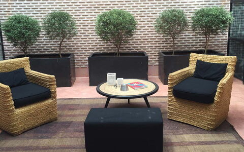 Dar Sami: Mobilia, Vaso Di Fiori, Sedia, Mobili Da Esterno, Pianta Della Casa, Di Vimini, Giardino, Bracciolo, Color Legno, Tavolino Da Caffè