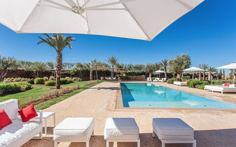 Villa Delizia: Piscina, Ricorrere, Mobili Da Esterno, Ombrello, Landscaping, Giardino, Lettino, Eco Hotel, Shade