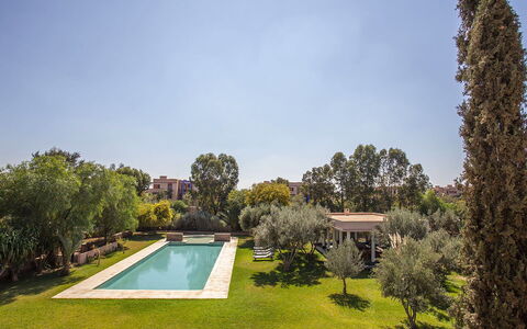 Villa Elio: Albero, Piscina, Arbusto, Giardino, Estate, Prato, Landscaping, Cortile, Hacienda, Backyard