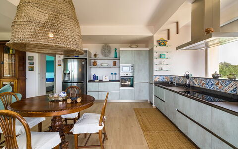 Casa Gentile: Mobilia, Interior Design, Cucina, Pavimentazione, Pavimento, Legna, Controsoffitto, Soffitto, Casa, Cabinetry