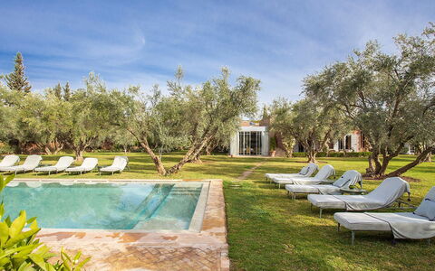 Villa Mauri: Piscina, Ricorrere, Giardino, Estate, Terme, Landscaping, Mobili Da Esterno, Parco, Backyard, Hacienda