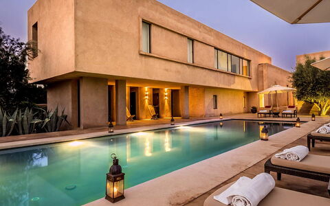 Villa Noria: Piscina, Architettura, Zona Residenziale, Casa, Estate, Ricorrere, Riflessione, Villa, Eco Hotel, Reflecting Pool