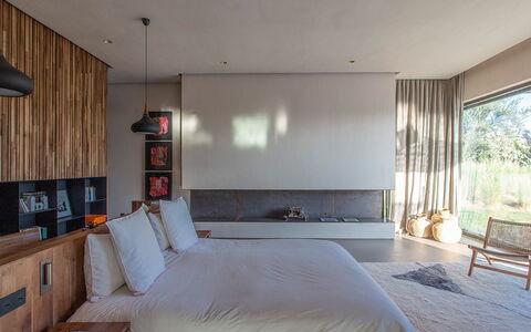 Villa Palmeraie: Mobilia, Interior Design, Pavimentazione, Parete, Letto, Pavimento, Camera Da Letto, Legna, Soffitto, Camera