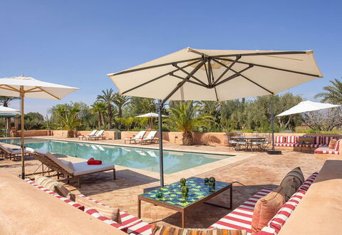 Villa Jamila: Mobili Da Esterno, Ricorrere, Lettino, Ombrello, Shade, Design, Piscina, Hotel