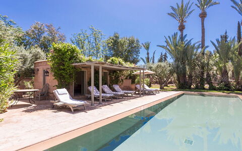 Villa Hasna: Piscina, Ricorrere, Mobili Da Esterno, Hacienda, Eco Hotel, Lettino, Estate, Shade, Villa
