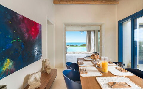 Villa Smeralda: Blu, Mare, Ricorrere, Oceano, Costa, Sedia, Caraibico, Hotel, Pavimento In Legno, Attico