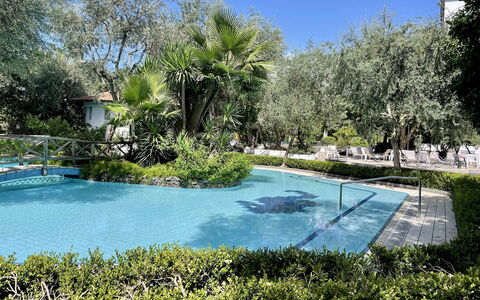 Nole 1: Piscina, Ricorrere, Shade, Giardino, Mobili Da Esterno, Eco Hotel, Hacienda, Landscaping, Backyard, Hotel