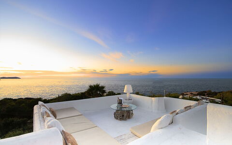 Sa Galera Villa: Cielo, Blu, Orizzonte, Mare, Oceano, Costa, Tropici, Ricorrere, Crepuscolo, Sera