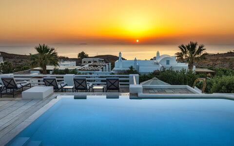 Villa Apanema: Piscina, Crepuscolo, Ricorrere, Sera, Villa, Eco Hotel, Tramonto, Mobili Da Esterno