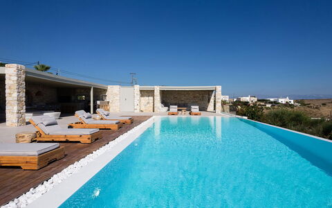 Villa Melina: Blu, Piscina, Materiale Composito, Ricorrere, Hotel, Villa, Eco Hotel, Terme