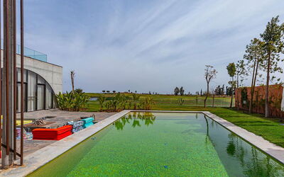Villa Zaynab: Piscina, Materiale Composito, Riflessione, Ricorrere, Giochi D'Acqua, Reflecting Pool, Design, Eco Hotel, Hacienda, Terme