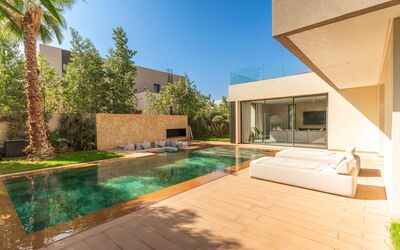 Villa Hamza: Piscina, Ricorrere, Eco Hotel, Estate, Landscaping, Villa, Hotel, Backyard, Hacienda