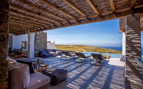 Villa Chimera: Blu, Casa, Design, Villa, Ricorrere, Soggiorno