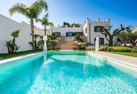 Villa la Pigna: Blu, Piscina, Architettura, Ricorrere, Estate, Giardino, Landscaping, Hacienda, Dimora, Villa