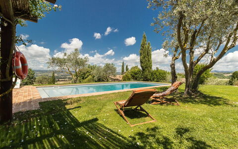 Villa Molinazzo 10: Paesaggio, Lotto, Giardino, Luce Del Sole, Landscaping, Estate, Shade, Hacienda, Eco Hotel, Cortile