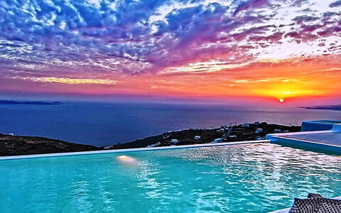 Fanaria Villa: Blu, Orizzonte, Crepuscolo, Sera, Oceano, Piscina, Alba, Tramonto, Afterglow