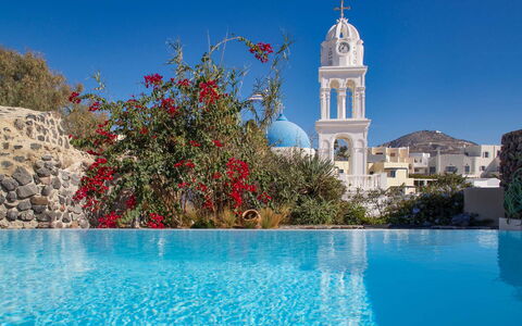 Mansion Kyani: Blu, Piscina, Ricorrere, Cupola