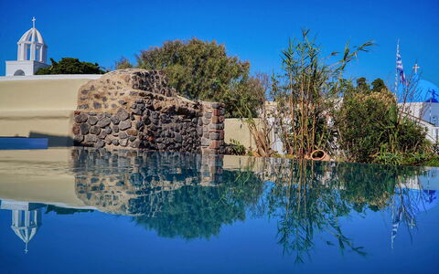 Mansion Kyani: Blu, Cupola, Estate, Riflessione, Piscina, Reflecting Pool, Cupola, Villa, Giochi D'Acqua, Resort Citta '