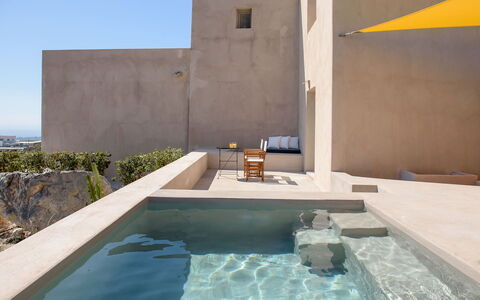 Thera Prince: Parete, Architettura, Materiale Composito, Calcestruzzo, Design, Villa, Piscina, Ricorrere, Gesso, Hotel