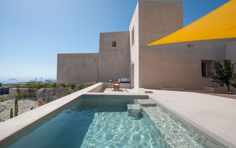 Thera Prince: Parete, Architettura, Materiale Composito, Casa, Calcestruzzo, Piscina, Villa, Gesso, Hotel