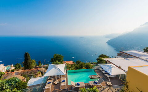 Villa Amanda: Piscina, Ricorrere, Costiera E Morfologie Oceanic, Mare, Costa, Visione Globale, Fotografia Aerea, Eco Hotel, Oceano
