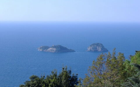 Villa Ettore: Blu, Risorse Idriche, Paesaggio Naturale, Mare, Roccia, Costiera E Morfologie Oceanic, Promontorio, Orizzonte