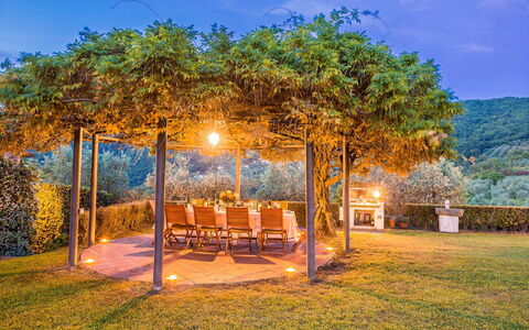 Villa Il Castagno: Natura, Giardino, Shade, Luce Del Sole, Landscaping, Paesaggio Di Illuminazione, Eco Hotel, Cortile, Backyard, Hacienda