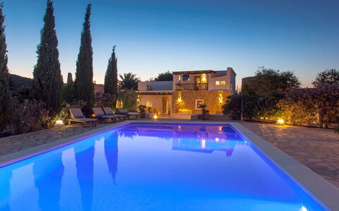Villa Jardin: Blu, Piscina, Ricorrere, Eco Hotel, Estate, Villa, Hacienda, Hotel, Terme, Paesaggio Di Illuminazione