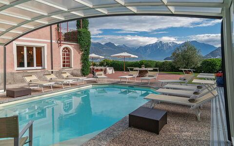 Villa Meridiana: Collina, Catena Montuosa, Giardino, Ricorrere, Estate, Piscina, Valle, Hill Station, Eco Hotel, Alpi