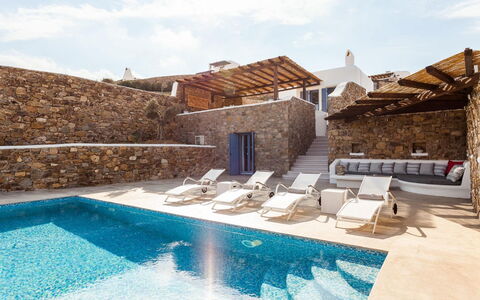 Villa Paradeisos: Piscina, Ricorrere, Villa, Hotel, Design, Attico, Piastrella