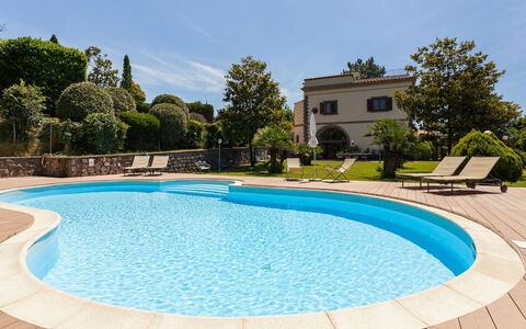 Villa Polluce: Piscina, Ricorrere, Eco Hotel, Tempo Libero, Hacienda, Mobili Da Esterno, Giochi D'Acqua, Shade, Villa, Estate