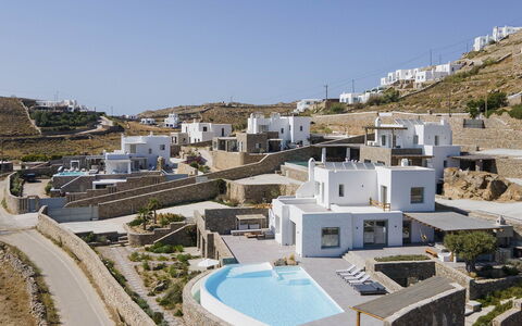 The Mykonian Castle: Architettura, Zona Residenziale, Casa, Appartamento, Villa, Attico, Balcone, Hotel