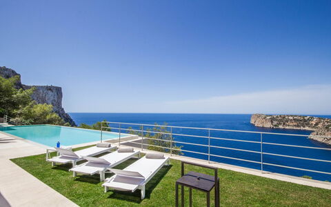 Villa Luce: Blu, Costiera E Morfologie Oceanic, Costa, Mare, Terreno, Promontorio, Scogliera, Promontorio, Oceano
