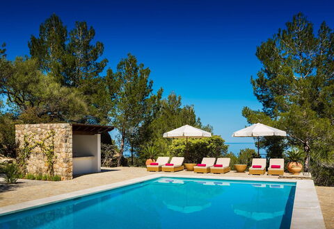 Villa Carlos: Blu, Piscina, Ricorrere, Shade, Eco Hotel, Landscaping, Villa, Mobili Da Esterno, Agriturismo