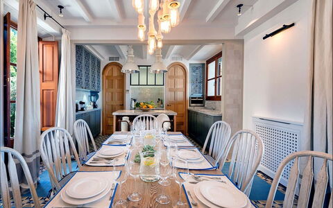 Villa Gem: Mobilia, Interior Design, Soffitto, Lampada, Illuminazione, Sala Da Pranzo, Tavolo, Pavimentazione, Cucina & Sala Da Pranzo Tavolo, Sedia