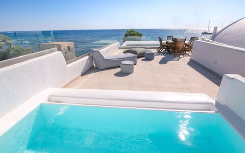 Maison Nica: Blu, Mare, Piscina, Mobili Da Esterno, Oceano, Shade, Ricorrere, Tropici, Villa, Balcone