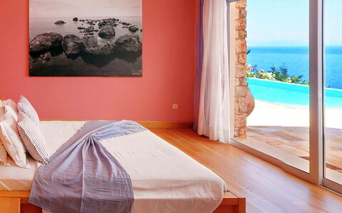 Villa Azzurra: Mobilia, Interior Design, Parete, Pavimentazione, Pavimento, Camera Da Letto, Legna, Letto, Biancheria, Tessile
