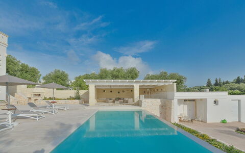 Masseria Ostuni: Estate, Calcestruzzo, Piscina, Shade, Villa, Piastrella