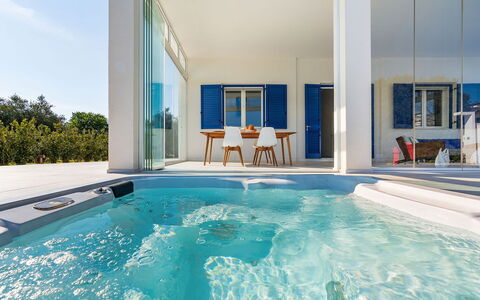 Villa Betty: Blu, Materiale Composito, Piscina, Tempo Libero, Ricorrere, Mobili Da Esterno, Shade, Villa, Design, Eco Hotel