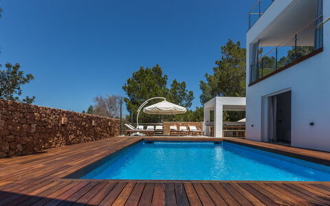 Baloo: Piscina, Materiale Composito, Ricorrere, Estate, Shade, Latifoglie, Eco Hotel, Villa, Design, Color Legno